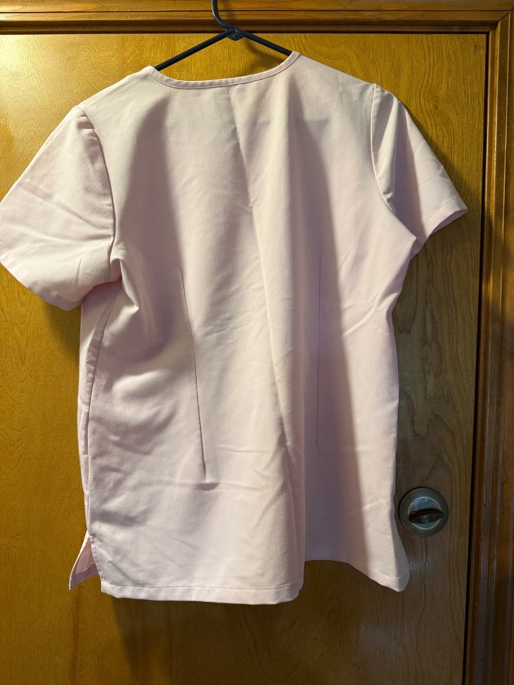 Mandala Light Pink V-Neck Medical Scrub Top and Pants Set - Picture 8 of 8